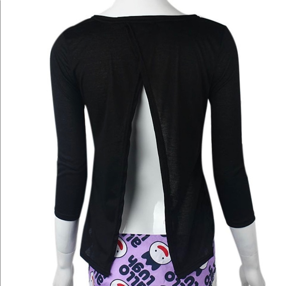 Open back top